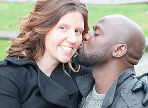 Charity and her husband Leo Kayembe