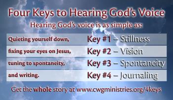 4 Keys To Hearing God's Voice Card